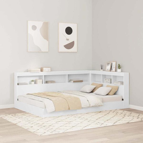 vidaXL Testata contenitore Bianco 120 cm Legno multistrato