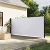 vidaXL Tenda da Sole Laterale Retrattile Bianco 180x300 cm