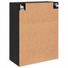 vidaXL Armadi da Muro 2 pcs Rovere nero 69,5 x 34 x 90 cm