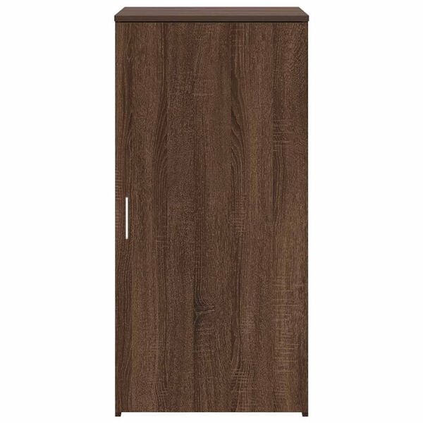 vidaXL Mobile Portaoggetti Rovere Marrone 50x45x103,5 cm in Truciolato