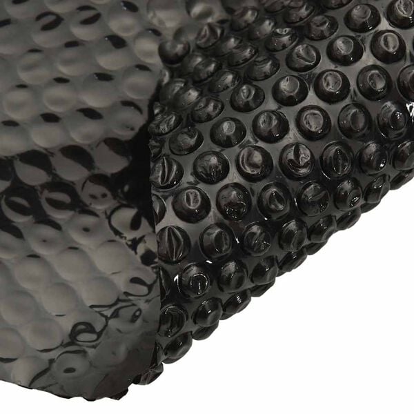 vidaXL Copertura per Piscina Nera 455 cm PE