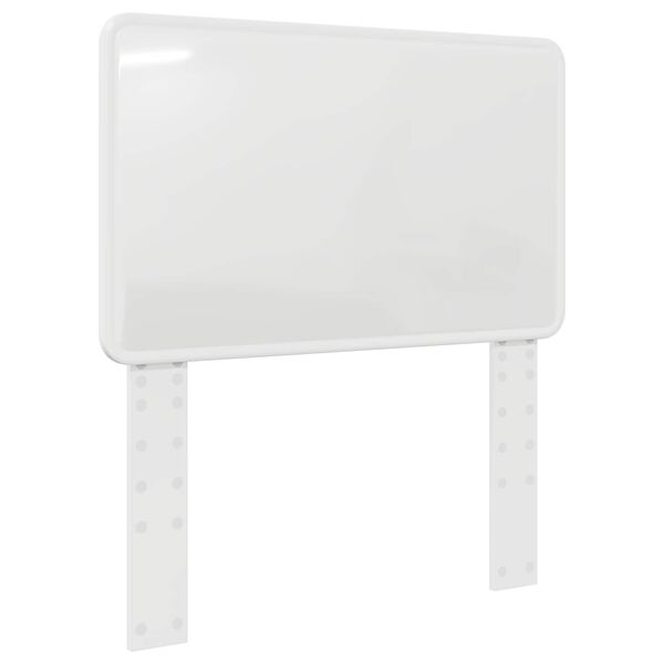 vidaXL Testiera Bianco Lucido 75 cm Legno multistrato