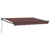 vidaXL Tenda retrattile Marrone 3 x 2 m 100% Poliestere e Alluminio