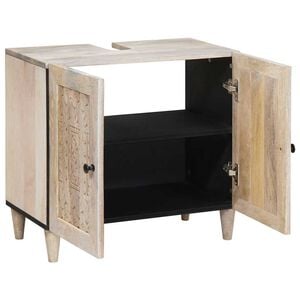 vidaXL Mobile da Bagno Montaggio a parete Bianco 62 x 33 x 58 cm