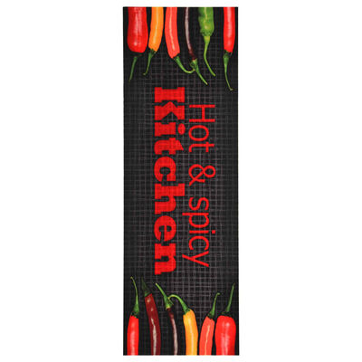 vidaXL Tappetino da Cucina Lavabile Hot&Spicy 60x180 cm