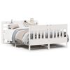 vidaXL Letto senza Materasso Bianco 150x200 cm Legno Massello di Pino
