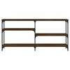 vidaXL Tavolino Consolle Rovere Marrone 160x29x75 cm Legno Multistrato