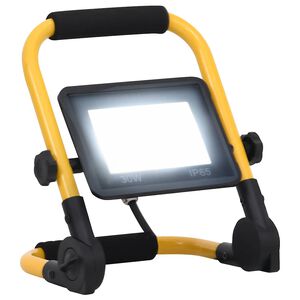 vidaXL Faretto a LED con Maniglia 30 W Bianco Freddo