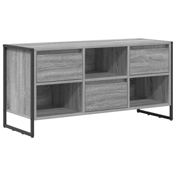 vidaXL Mobile TV Grigio Sonoma 100 x 36 x 49,5 cm Legno multistrato