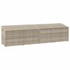 vidaXL Baule da Giardino Grigio Chiaro 220x50x58 cm in Polyrattan