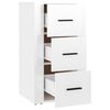vidaXL Credenza Bianco Lucido 40x33x70 cm in Legno Multistrato