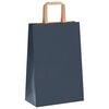 vidaXL Sacchetti di Carta 250 pz con Manici Blu 21x11x31 cm