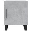 vidaXL Comodini 2 pz Grigio Cemento 40x40x50 cm in Legno Multistrato