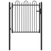 vidaXL Cancello per recinzione DRONTEN 100 x 100 cm Metallo Bloccabile