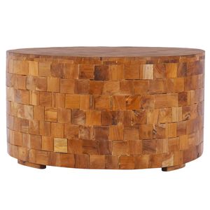 vidaXL Tavolino da Salotto 60x60x35 cm in Legno Massello di Teak