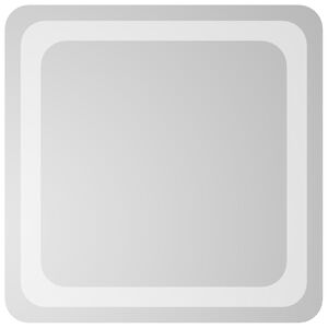 vidaXL Specchio da Bagno con Luci LED 40x40 cm