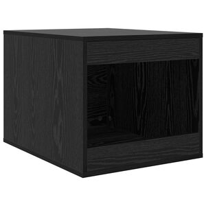 vidaXL Rifugio per lettiera per gatti Rovere Nero 47 x 59 x 42 cm