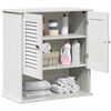 vidaXL Mobile da Bagno VIGO Bianco e Bianco Antico 67,5 x 34 x 71,5 cm