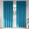 vidaXL Tende Blackout con Anelli 2 pcs Turchese 260 x 140 cm