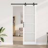 vidaXL Porta scorrevole Bianco 78 x 232 cm