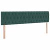 vidaXL Letto con Contenitore Verde Scuro 180 x 200 cm Velluto