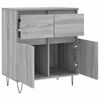 vidaXL Credenza Grigio Sonoma 60x35x70 cm in Legno Multistrato