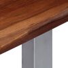 vidaXL Tavolo Consolle 115x35x76 cm Legno Massello e Ferro