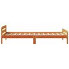 vidaXL Letto senza Materasso Marrone Cera 75x190 cm in Legno di Pino