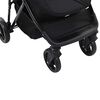 vidaXL Passeggino/Carrozzina 2-in-1 Blu e Nero in Acciaio