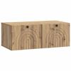 vidaXL Mobile Porta TV da Muro Rovere Artigianale 78,5 x 41 x 30 cm