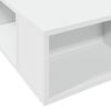 vidaXL Giroletto Bianco 90x190 cm in Legno Multistrato