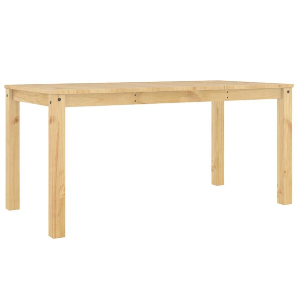 vidaXL Tavolo da Pranzo Panama 160x80x75 cm in Legno Massello di Pino