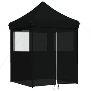 vidaXL Tenda Party Nero 200 x 200 x 306 cm Tessuto Oxford