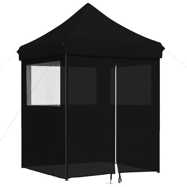 vidaXL Tenda Party Nero 200 x 200 x 306 cm Tessuto Oxford