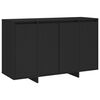 vidaXL Credenza Nera 120x41x75 cm in Truciolato
