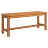 vidaXL Panca da Giardino 110x35x45 cm in Legno Massello di Acacia