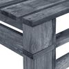 vidaXL Panca da Giardino su Pallet in Legno Grigio