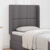 vidaXL Orecchia della Testata Grigio PVC