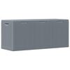 vidaXL Contenitore da Giardino Grigio in Rattan PP 270 L