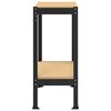 vidaXL Banchi da lavoro Nero 81 x 41 x 145 cm Legno multistrato