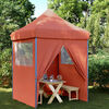 vidaXL Tenda Party Terracotta 200 x 200 x 306 cm Tessuto Oxford