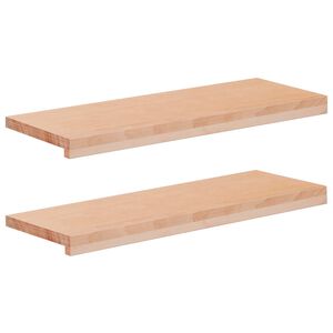 vidaXL Tappeti per scale 2 pz 70 x 25 x 2 cm Naturale