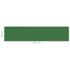 vidaXL Paravento da Balcone Verde Chiaro 90x400 cm in HDPE