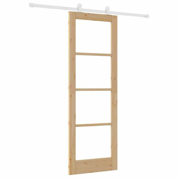 vidaXL Porta scorrevole ORKDAL Naturale 73,5 x 211 cm