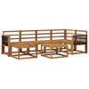 vidaXL Set di divani da esterno 7 pcs Naturale
