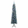 vidaXL Albero di Natale artificiale con 300 LED Verde 180 cm