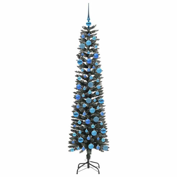vidaXL Albero di Natale artificiale con 300 LED Verde 180 cm