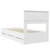 vidaXL Struttura del letto Bianco 75 x 190 cm Legno Ingegnerizzato