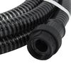 vidaXL Tubo di Aspirazione con Raccordi in Ottone Nero 1" 10 m PVC