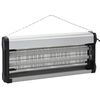 vidaXL Lampada Insetticida Nera Alluminio ABS 40 W